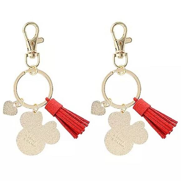 Disney's Minnie Mouse 2 PC BFF Key Chain Best Friends Forever One You One BFF - Picture 3 of 4